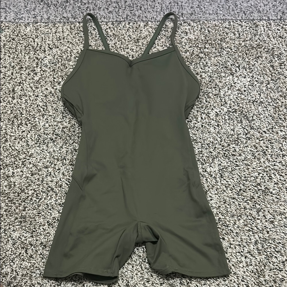 Olive Green One-Piece body suit